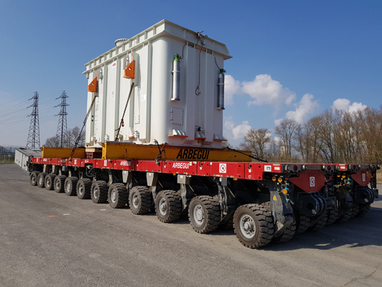 self propelled modular trailer